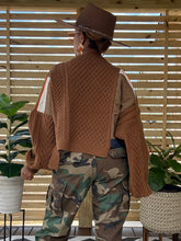 Load image into Gallery viewer, Side Button Utility Sweater - Wood