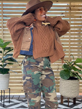 Load image into Gallery viewer, Side Button Utility Sweater - Wood