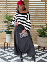 Load image into Gallery viewer, Pinstriped Extreme Harem Pant