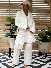 Load image into Gallery viewer, Oversized Collar Faux Leather Jacket