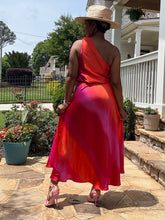 Load image into Gallery viewer, Textured Ombré Knot Top/Skirt Set