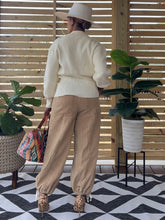 Load image into Gallery viewer, Corduroy Cargo Jogger Pant
