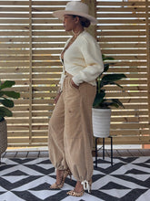 Load image into Gallery viewer, Corduroy Cargo Jogger Pant