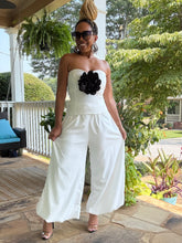 Load image into Gallery viewer, Poplin Parachute Pant - White