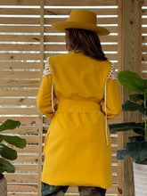 Load image into Gallery viewer, Military Lace Up Shoulder Dress Jacket