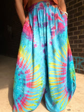 Load image into Gallery viewer, Tie Dye Harem Pant - Turquoise