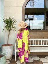 Load image into Gallery viewer, Tropical Button Down Kaftan