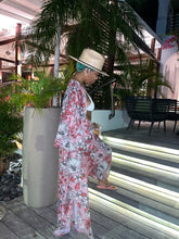 Load image into Gallery viewer, Botanical Kimono &amp; Genie Pant Set