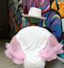 Load image into Gallery viewer, Layered Ruffle Sleeve Tee - Pink