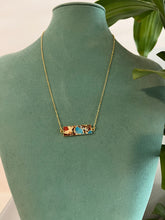 Load image into Gallery viewer, Mojave Square Gemstone Necklace