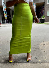 Load image into Gallery viewer, Metallic Maxi Pencil Skirt