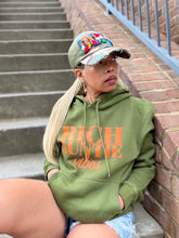 Load image into Gallery viewer, Rich Auntie Hoodie - Olive/Orange ARRIVES FRIDAY