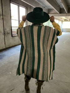 Striped Collared Cardigan
